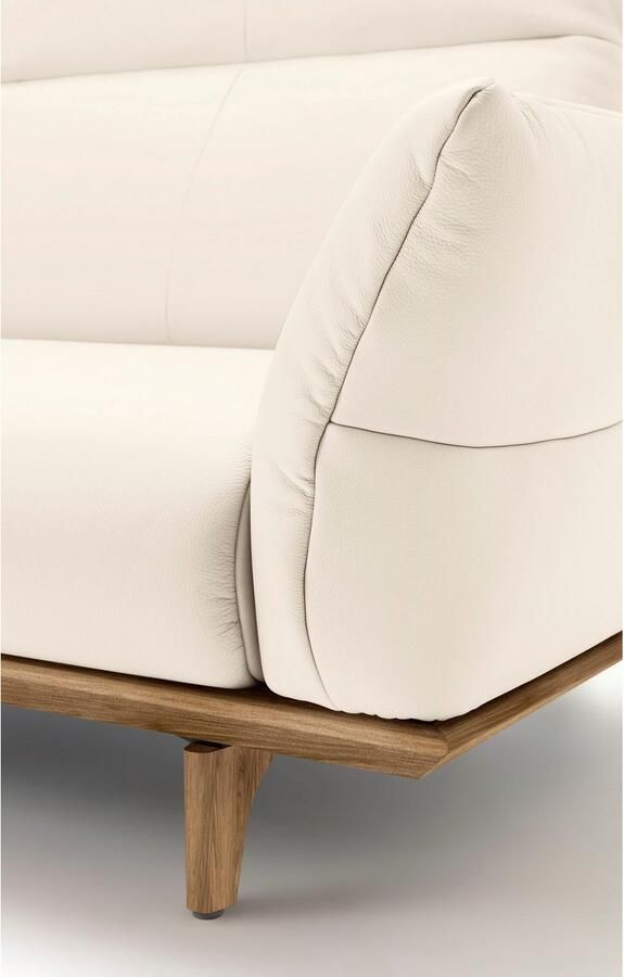 OTTO Creation BY ROLF BENZ 3 5-zitsbank Hs.460 Onderstel en poten in walnotenhout breedte 228 cm - Foto 2