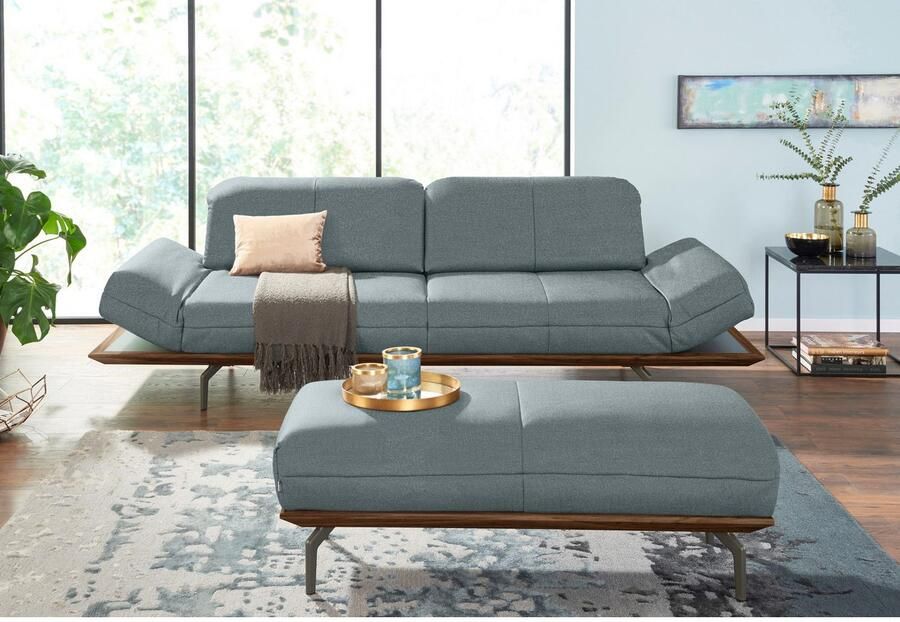 OTTO Creation BY ROLF BENZ 3-zitsbank CR.420 design bank loungesofa in 2 kwaliteiten houten frame in eiken natuur of noten breedte 232 cm - Foto 2