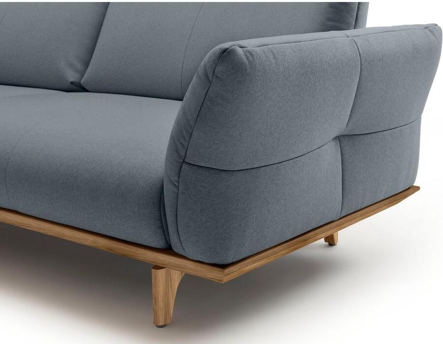 OTTO Creation BY ROLF BENZ 3-zitsbank Hs.460 Onderstel in walnotenhout walnotenhouten poten breedte 208 cm