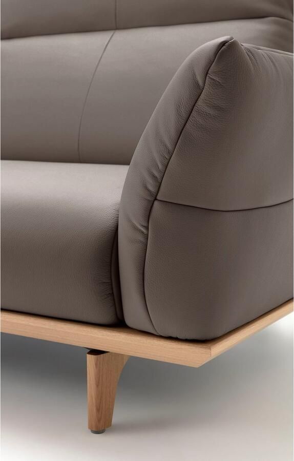 OTTO Creation BY ROLF BENZ 3-zitsbank Hs.460 Onderstel in eiken poten in natuurlijk eiken breedte 208 cm - Foto 2