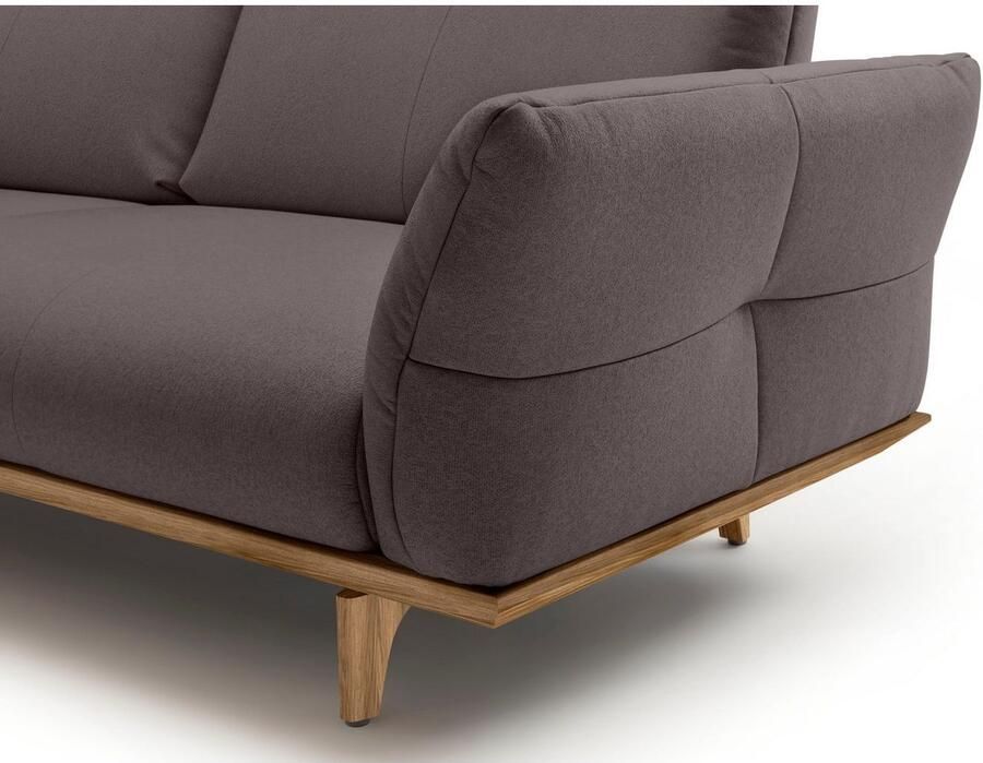 OTTO Creation BY ROLF BENZ 3-zitsbank Hs.460 Onderstel in walnotenhout walnotenhouten poten breedte 208 cm