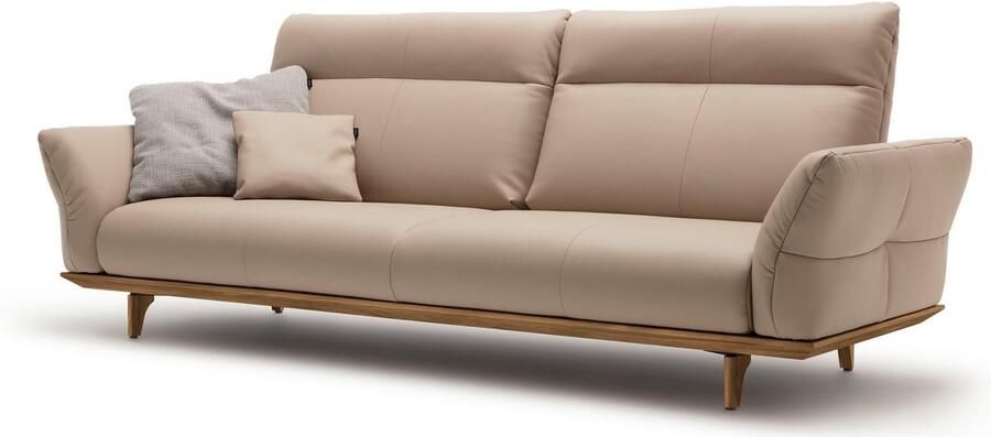 OTTO Creation BY ROLF BENZ 4-zitsbank Hs.460 Onderstel in walnotenhout walnotenhouten poten breedte 248 cm - Foto 3