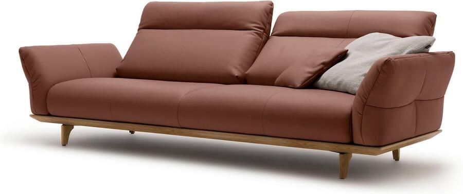 OTTO Creation BY ROLF BENZ 4-zitsbank Hs.460 Onderstel in walnotenhout walnotenhouten poten breedte 248 cm - Foto 4