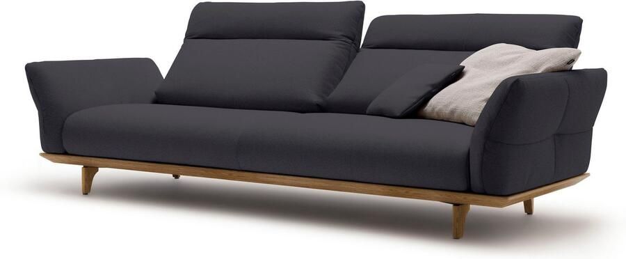 OTTO Creation BY ROLF BENZ 4-zitsbank Hs.460 Onderstel in walnotenhout walnotenhouten poten breedte 248 cm - Foto 3