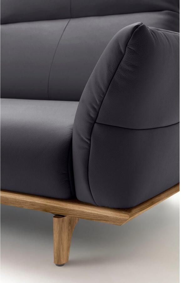 OTTO Creation BY ROLF BENZ 4-zitsbank Hs.460 Onderstel in walnotenhout walnotenhouten poten breedte 248 cm - Foto 2