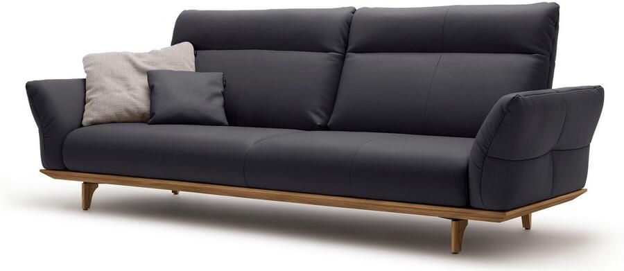 OTTO Creation BY ROLF BENZ 4-zitsbank Hs.460 Onderstel in walnotenhout walnotenhouten poten breedte 248 cm - Foto 3