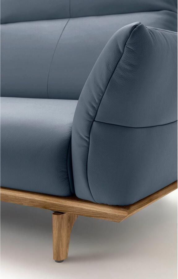 OTTO Creation BY ROLF BENZ 4-zitsbank Hs.460 Onderstel in walnotenhout walnotenhouten poten breedte 248 cm - Foto 2