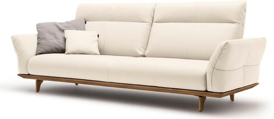 OTTO Creation BY ROLF BENZ 4-zitsbank Hs.460 Onderstel in walnotenhout walnotenhouten poten breedte 248 cm - Foto 3