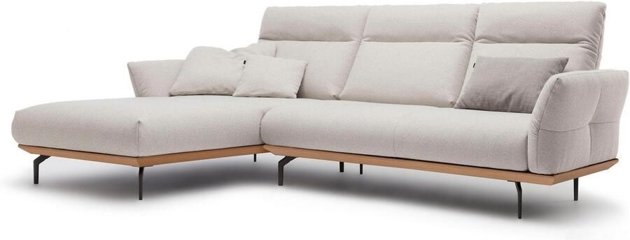 OTTO Creation BY ROLF BENZ Hoekbank Hs.460 Sokkel in eiken gegoten aluminium poten in umbra grijs breedte 298 cm - Foto 10