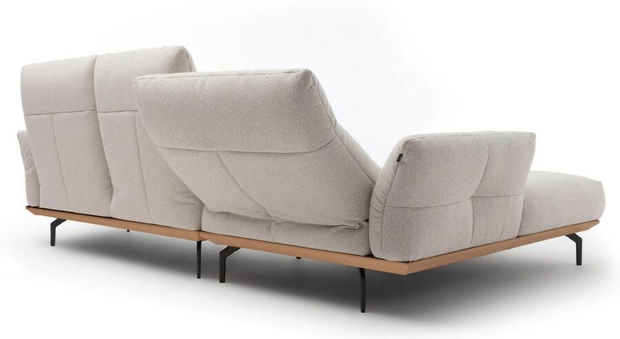 OTTO Creation BY ROLF BENZ Hoekbank Hs.460 Sokkel in eiken gegoten aluminium poten in umbra grijs breedte 298 cm - Foto 8