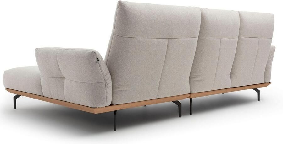 OTTO Creation BY ROLF BENZ Hoekbank Hs.460 Sokkel in eiken gegoten aluminium poten in umbra grijs breedte 298 cm - Foto 7