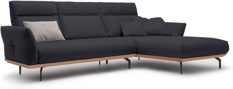 OTTO Creation BY ROLF BENZ Hoekbank Hs.460 Sokkel in eiken gegoten aluminium poten in umbra grijs breedte 298 cm - Foto 10