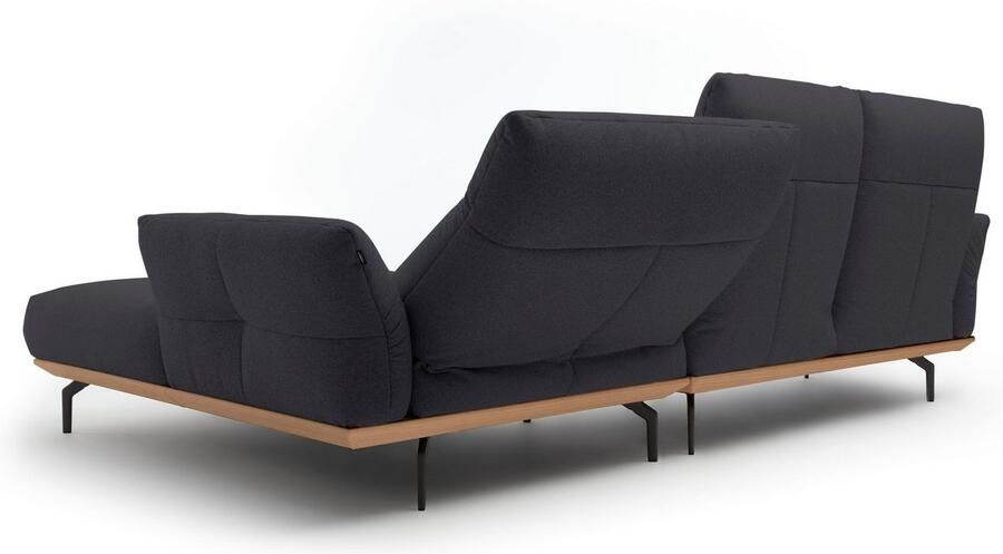 OTTO Creation BY ROLF BENZ Hoekbank Hs.460 Sokkel in eiken gegoten aluminium poten in umbra grijs breedte 298 cm - Foto 8