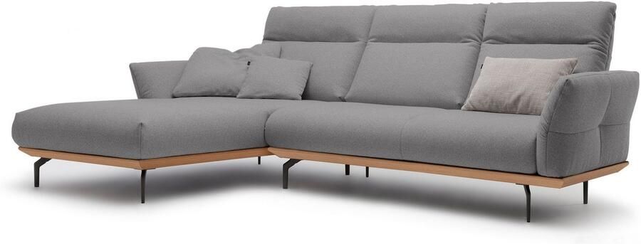 OTTO Creation BY ROLF BENZ Hoekbank Hs.460 Sokkel in eiken gegoten aluminium poten in umbra grijs breedte 298 cm - Foto 10