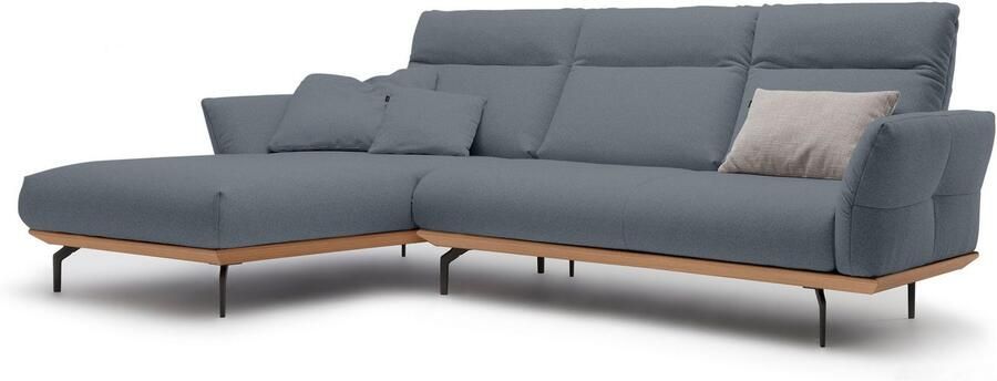 OTTO Creation BY ROLF BENZ Hoekbank Hs.460 Sokkel in eiken gegoten aluminium poten in umbra grijs breedte 298 cm - Foto 11