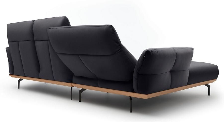 OTTO Creation BY ROLF BENZ Hoekbank Hs.460 Sokkel in eiken gegoten aluminium poten in umbra grijs breedte 298 cm - Foto 7