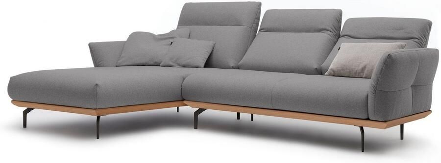 OTTO Creation BY ROLF BENZ Hoekbank Hs.460 Sokkel in eiken gegoten aluminium poten in umbra grijs breedte 298 cm - Foto 11