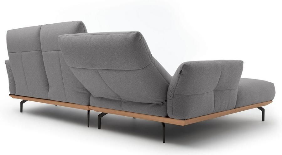 OTTO Creation BY ROLF BENZ Hoekbank Hs.460 Sokkel in eiken gegoten aluminium poten in umbra grijs breedte 298 cm - Foto 8