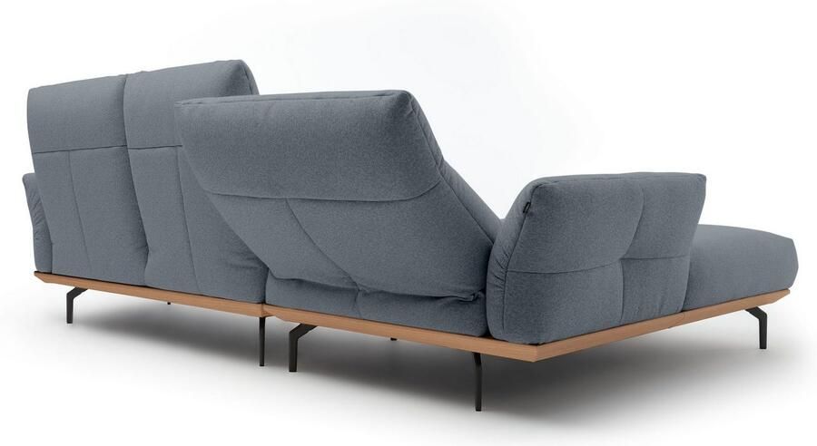 OTTO Creation BY ROLF BENZ Hoekbank Hs.460 Sokkel in eiken gegoten aluminium poten in umbra grijs breedte 298 cm - Foto 9