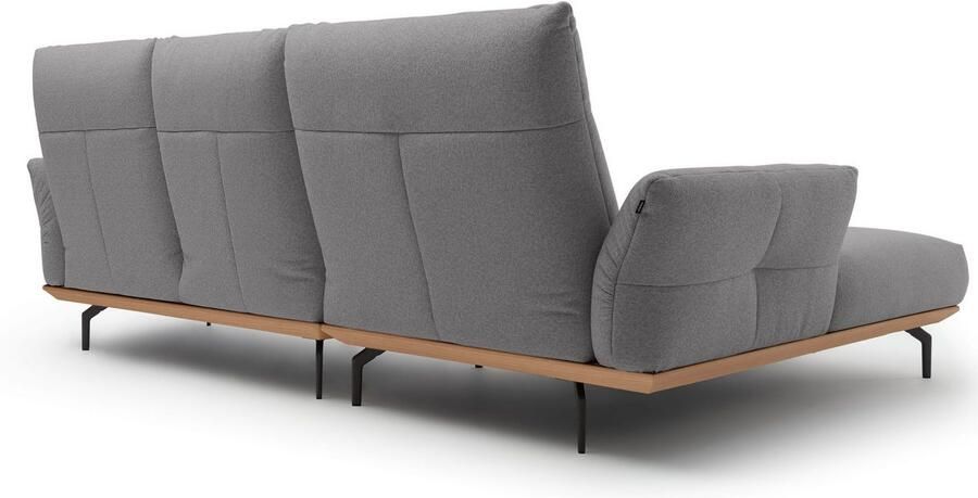 OTTO Creation BY ROLF BENZ Hoekbank Hs.460 Sokkel in eiken gegoten aluminium poten in umbra grijs breedte 298 cm - Foto 9