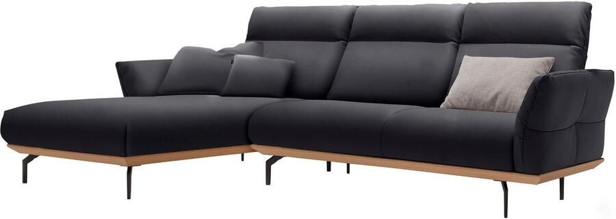 OTTO Creation BY ROLF BENZ Hoekbank Hs.460 Sokkel in eiken gegoten aluminium poten in umbra grijs breedte 298 cm - Foto 10