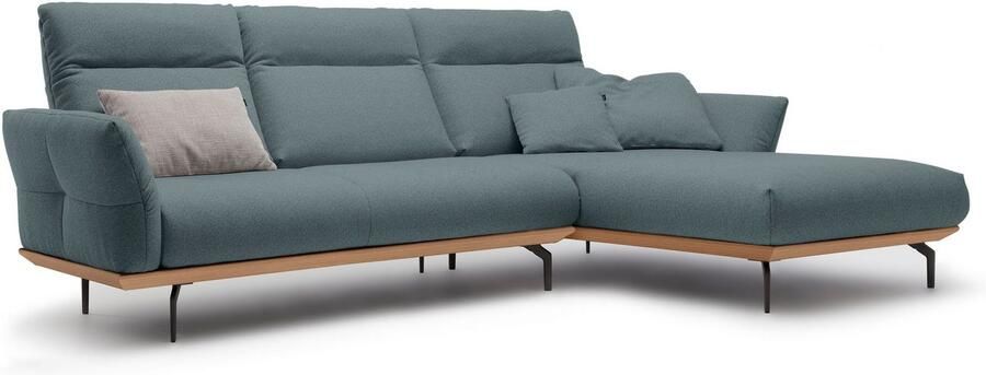 OTTO Creation BY ROLF BENZ Hoekbank Hs.460 Sokkel in eiken gegoten aluminium poten in umbra grijs breedte 298 cm - Foto 9