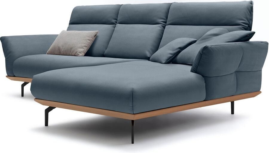 OTTO Creation BY ROLF BENZ Hoekbank Hs.460 Sokkel in eiken gegoten aluminium poten in umbra grijs breedte 298 cm - Foto 6