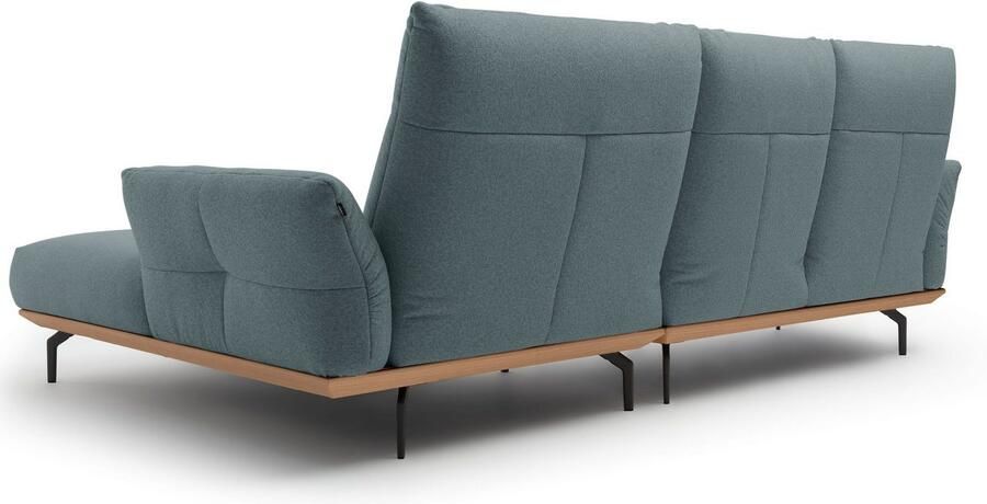 OTTO Creation BY ROLF BENZ Hoekbank Hs.460 Sokkel in eiken gegoten aluminium poten in umbra grijs breedte 298 cm - Foto 8