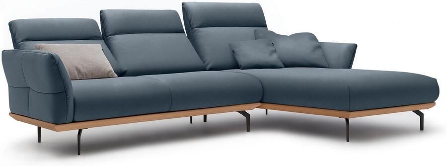 OTTO Creation BY ROLF BENZ Hoekbank Hs.460 Sokkel in eiken gegoten aluminium poten in umbra grijs breedte 298 cm - Foto 10