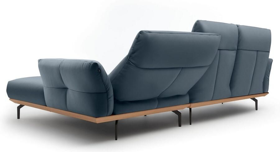 OTTO Creation BY ROLF BENZ Hoekbank Hs.460 Sokkel in eiken gegoten aluminium poten in umbra grijs breedte 298 cm - Foto 8