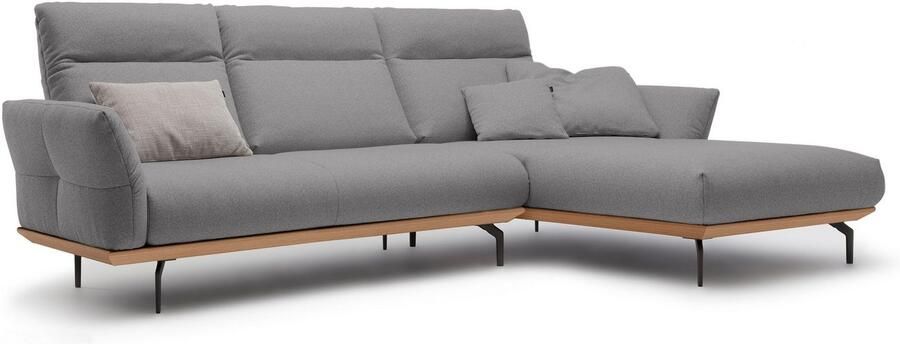 OTTO Creation BY ROLF BENZ Hoekbank Hs.460 Sokkel in eiken gegoten aluminium poten in umbra grijs breedte 298 cm - Foto 9