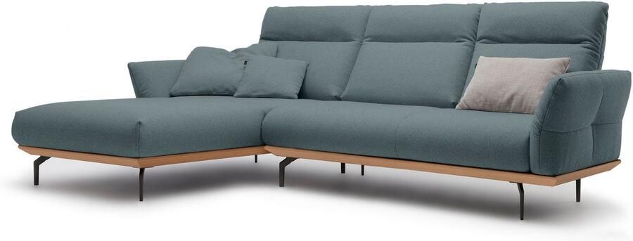 OTTO Creation BY ROLF BENZ Hoekbank Hs.460 Sokkel in eiken gegoten aluminium poten in umbra grijs breedte 298 cm - Foto 11