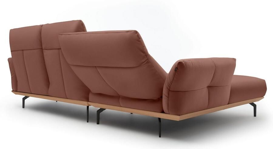 OTTO Creation BY ROLF BENZ Hoekbank Hs.460 Sokkel in eiken gegoten aluminium poten in umbra grijs breedte 298 cm - Foto 7