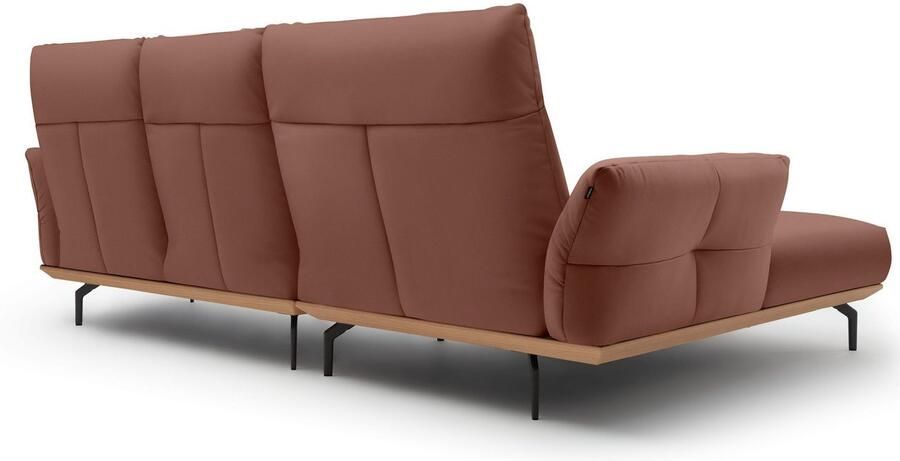 OTTO Creation BY ROLF BENZ Hoekbank Hs.460 Sokkel in eiken gegoten aluminium poten in umbra grijs breedte 298 cm - Foto 8