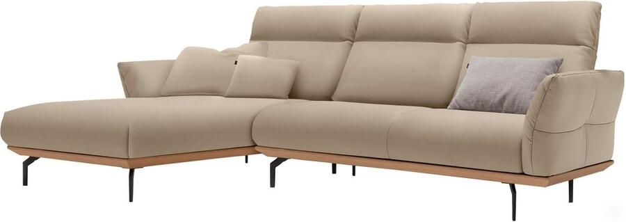 OTTO Creation BY ROLF BENZ Hoekbank Hs.460 Sokkel in eiken gegoten aluminium poten in umbra grijs breedte 298 cm - Foto 10