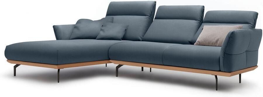 OTTO Creation BY ROLF BENZ Hoekbank Hs.460 Sokkel in eiken gegoten aluminium poten in umbra grijs breedte 298 cm - Foto 10