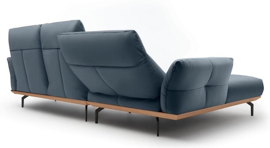 OTTO Creation BY ROLF BENZ Hoekbank Hs.460 Sokkel in eiken gegoten aluminium poten in umbra grijs breedte 298 cm - Foto 8