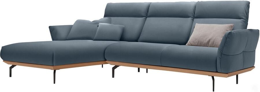 OTTO Creation BY ROLF BENZ Hoekbank Hs.460 Sokkel in eiken gegoten aluminium poten in umbra grijs breedte 298 cm - Foto 11