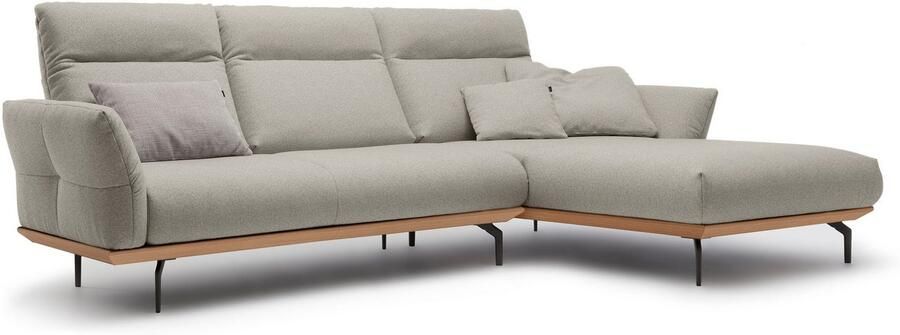 OTTO Creation BY ROLF BENZ Hoekbank Hs.460 Sokkel in eiken gegoten aluminium poten in umbra grijs breedte 298 cm - Foto 10