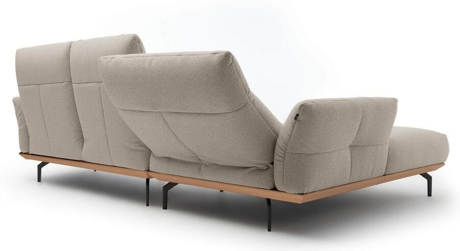 OTTO Creation BY ROLF BENZ Hoekbank Hs.460 Sokkel in eiken gegoten aluminium poten in umbra grijs breedte 298 cm - Foto 8