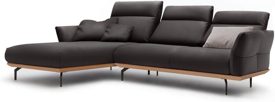 OTTO Creation BY ROLF BENZ Hoekbank Hs.460 Sokkel in eiken gegoten aluminium poten in umbra grijs breedte 298 cm - Foto 10