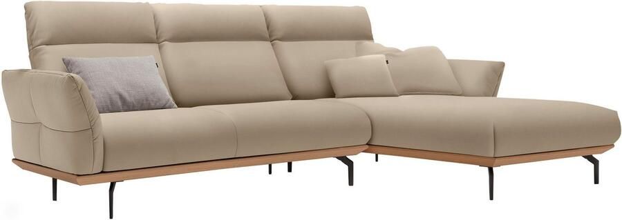 OTTO Creation BY ROLF BENZ Hoekbank Hs.460 Sokkel in eiken gegoten aluminium poten in umbra grijs breedte 298 cm - Foto 10