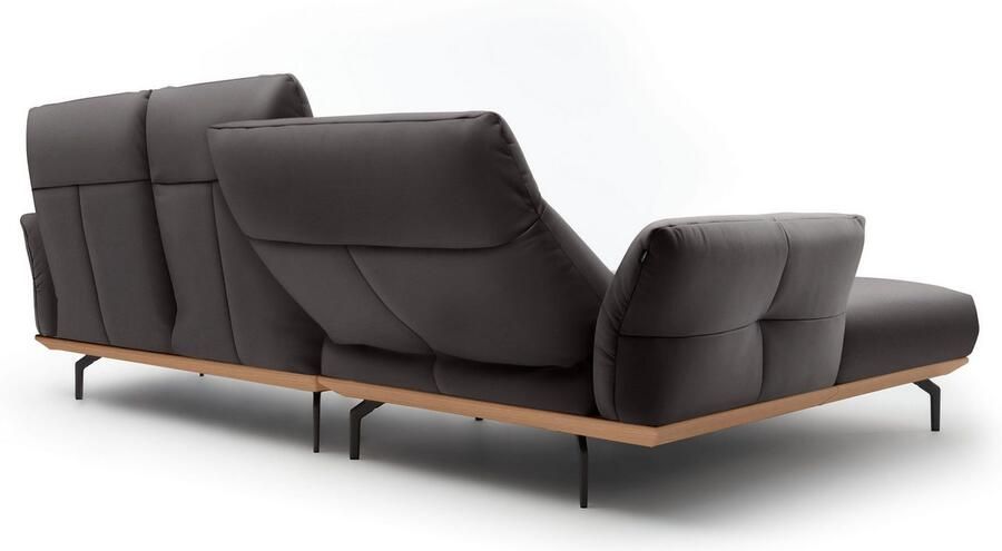 OTTO Creation BY ROLF BENZ Hoekbank Hs.460 Sokkel in eiken gegoten aluminium poten in umbra grijs breedte 298 cm - Foto 8