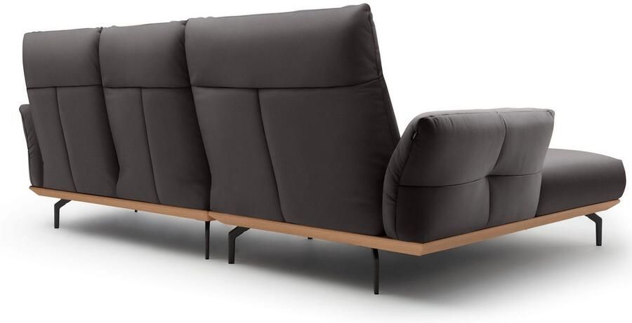 OTTO Creation BY ROLF BENZ Hoekbank Hs.460 Sokkel in eiken gegoten aluminium poten in umbra grijs breedte 298 cm - Foto 9