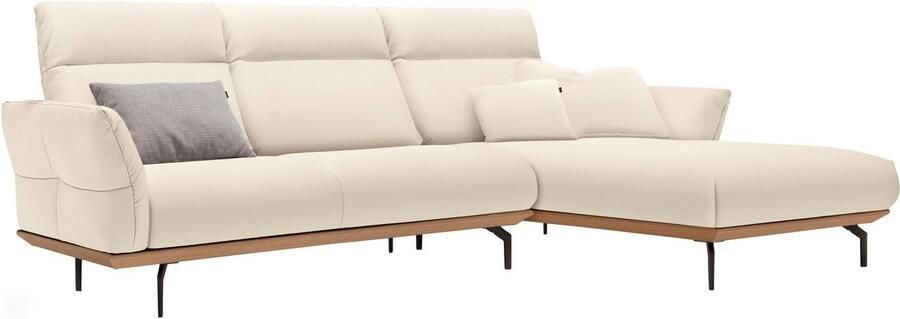 OTTO Creation BY ROLF BENZ Hoekbank Hs.460 Sokkel in eiken gegoten aluminium poten in umbra grijs breedte 298 cm - Foto 9