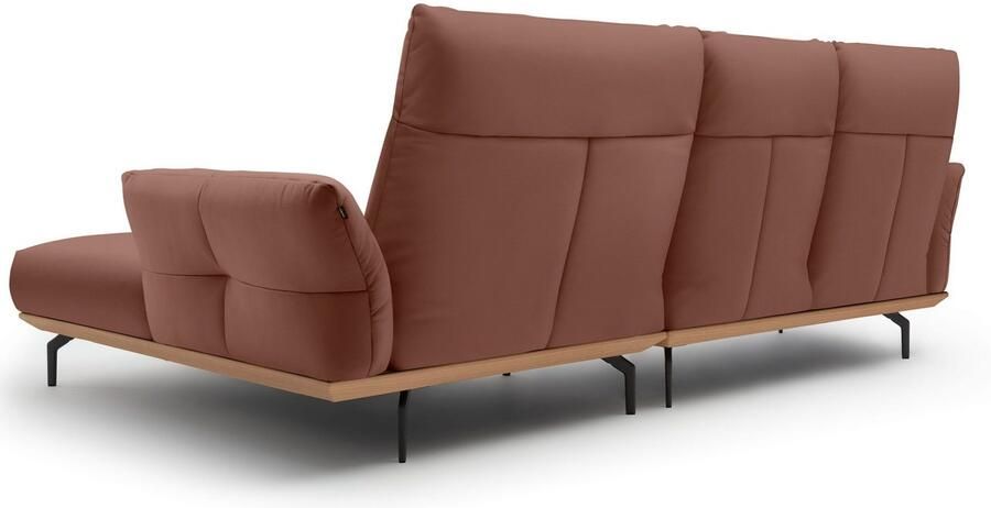 OTTO Creation BY ROLF BENZ Hoekbank Hs.460 Sokkel in eiken gegoten aluminium poten in umbra grijs breedte 298 cm - Foto 8