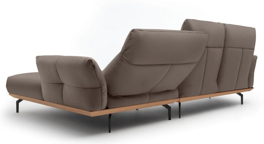 OTTO Creation BY ROLF BENZ Hoekbank Hs.460 Sokkel in eiken gegoten aluminium poten in umbra grijs breedte 298 cm - Foto 7