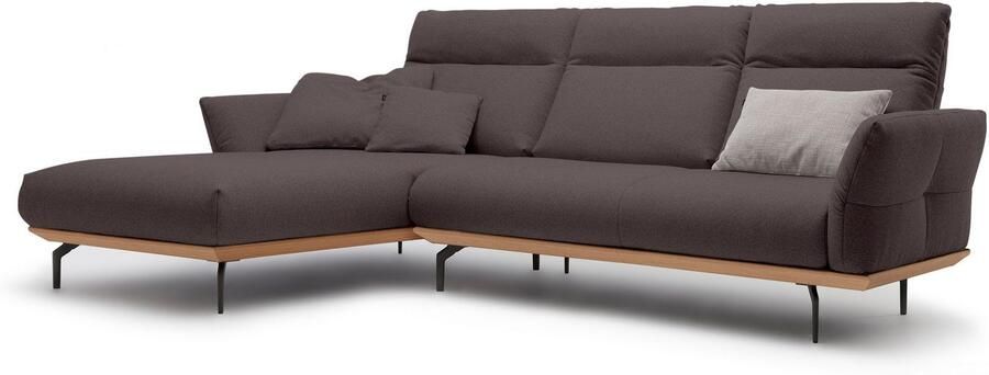 OTTO Creation BY ROLF BENZ Hoekbank Hs.460 Sokkel in eiken gegoten aluminium poten in umbra grijs breedte 298 cm - Foto 10