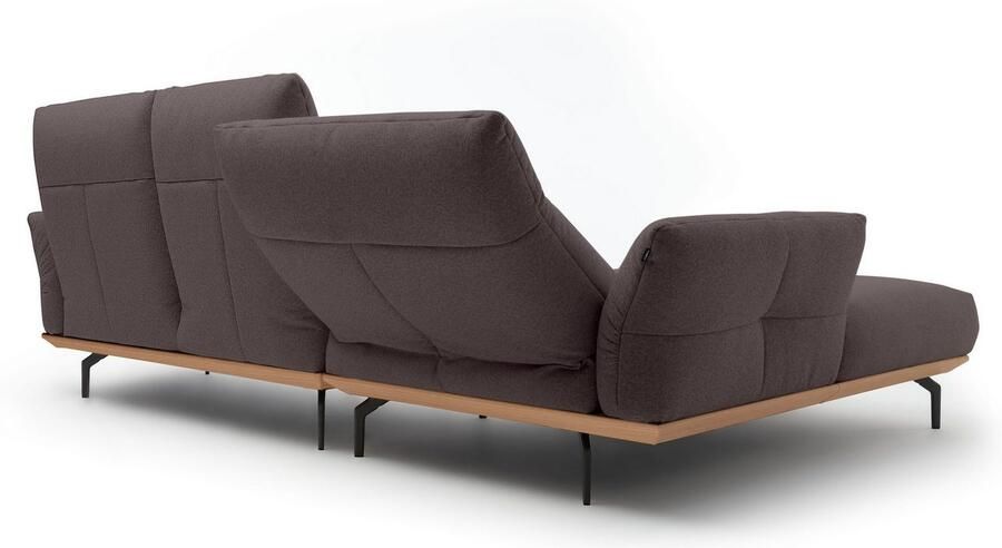 OTTO Creation BY ROLF BENZ Hoekbank Hs.460 Sokkel in eiken gegoten aluminium poten in umbra grijs breedte 298 cm - Foto 8