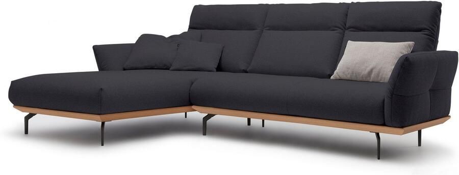 OTTO Creation BY ROLF BENZ Hoekbank Hs.460 Sokkel in eiken gegoten aluminium poten in umbra grijs breedte 298 cm - Foto 10